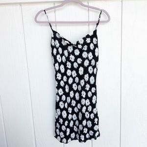 MAHINA HAWAII Black White Mini Dress M